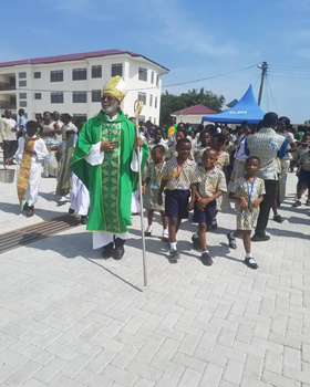 BLESSING OF NEW DORMITORY